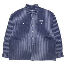 画像4: HAIGHT Stripe Denim Shirt ライトオンス デニム ストライプ シャツ (4)