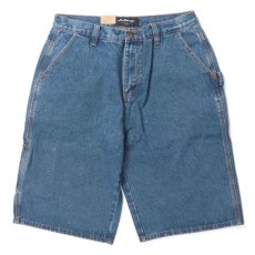画像2: KNO-BETTA 999 Baggy Denim Painter Shorts Dark Blue デニム ペインター ショーツ ハーフパンツ (2)