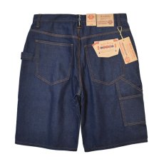 KNO-BETTA 999 Baggy Denim Painter Shorts Raw Indigo Blue