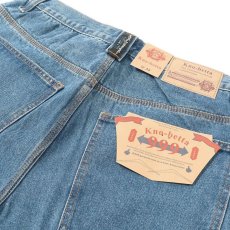 画像6: KNO-BETTA 999 Baggy Denim Painter Shorts Dark Blue デニム ペインター ショーツ ハーフパンツ (6)