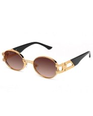 画像1: 9FIVE ST. James Black & 24K Gold Sunglasses Brown セントジェームス ブラック & 24K ゴールド サングラス 偏光レンズ (1)