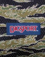 画像5: INTERBREED Digsport Gym Sack Tiger Camo メッシュ ジムサック ナップサック カモフラージュ バッグ (5)