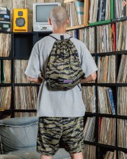 画像8: INTERBREED Digsport Gym Sack Tiger Camo メッシュ ジムサック ナップサック カモフラージュ バッグ (8)