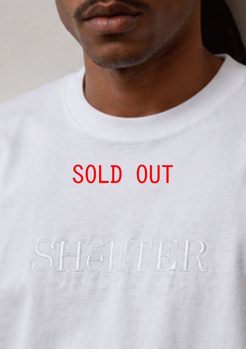 画像4: 【Shellter 沖縄 Tシャツ メンズファッション】 Original EMB Logo S/S Tee シェルター 半袖 シャツ 同色刺繍 (4)