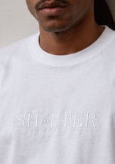 画像4: 【Shellter 沖縄 Tシャツ メンズファッション】 Original EMB Logo S/S Tee シェルター 半袖 シャツ 同色刺繍 (4)