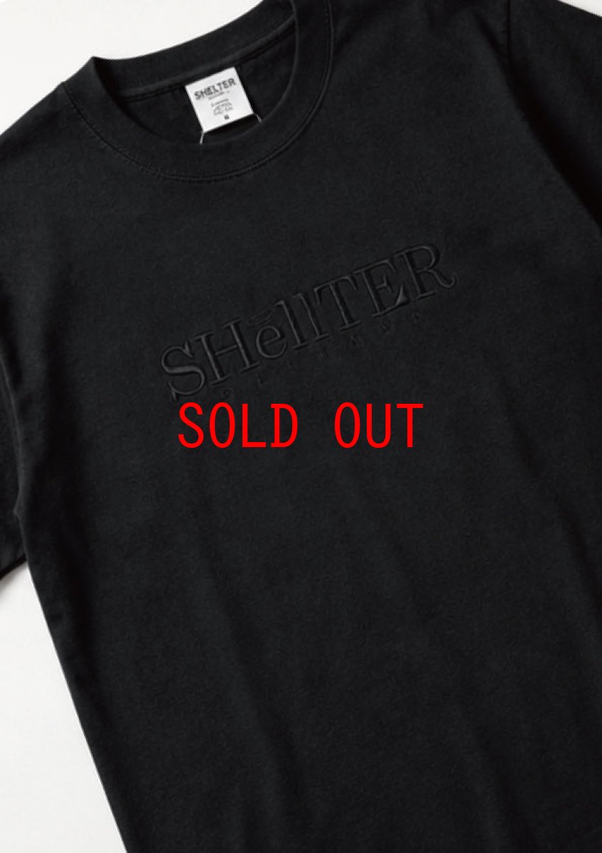 Shellter EMB Logo Tee Black