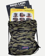 画像6: INTERBREED Digsport Gym Sack Tiger Camo メッシュ ジムサック ナップサック カモフラージュ バッグ (6)