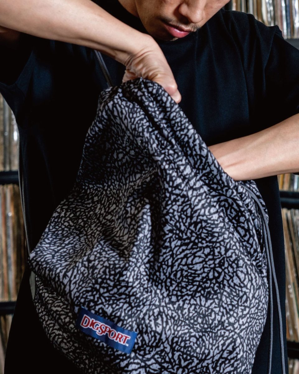 画像8: INTERBREED Digsport Elephant Gym Sack メッシュ ジムサック ナップサック エレファント バッグ (8)