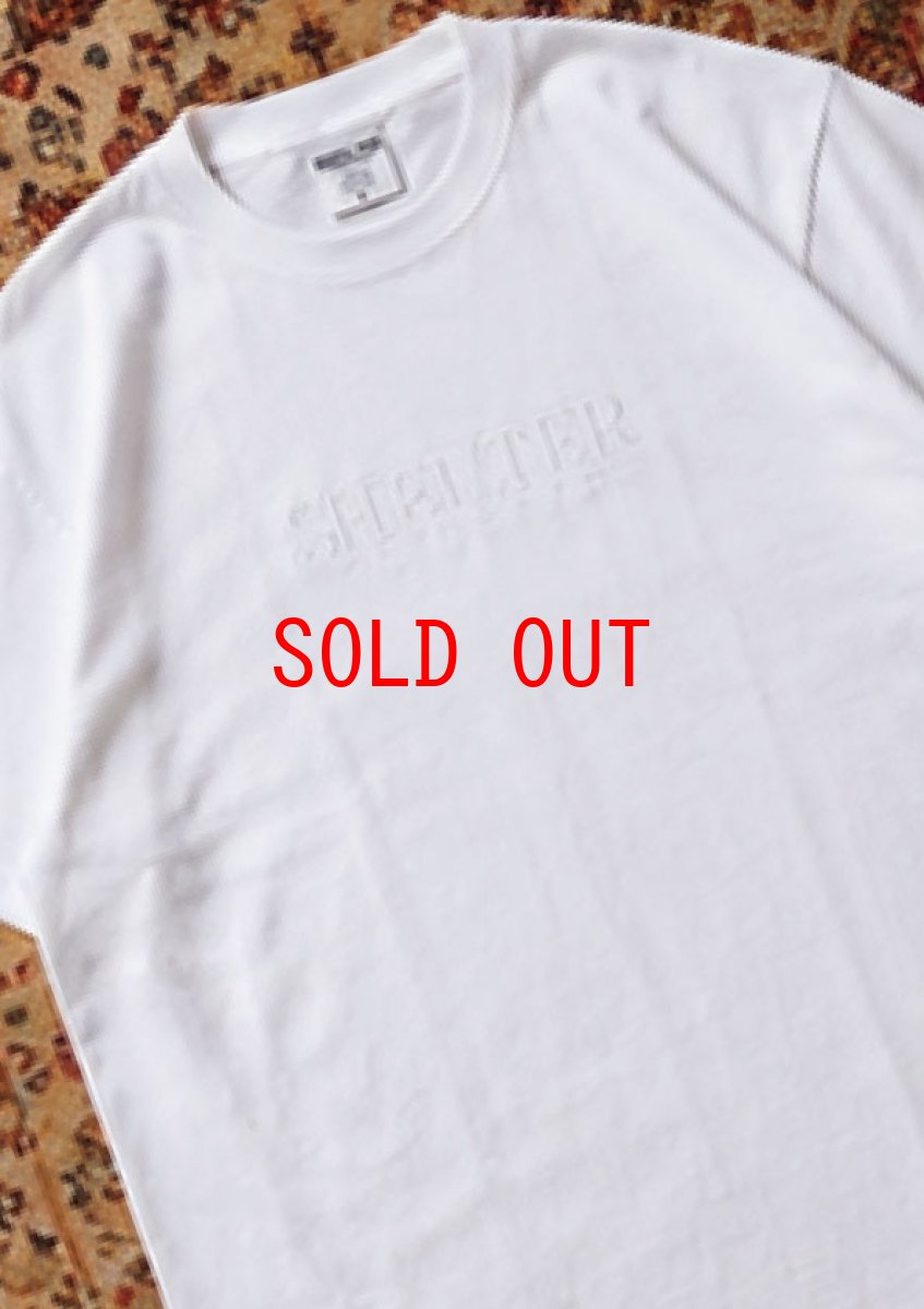 画像1: 【Shellter 沖縄 Tシャツ メンズファッション】 Original EMB Logo S/S Tee シェルター 半袖 シャツ 同色刺繍 (1)