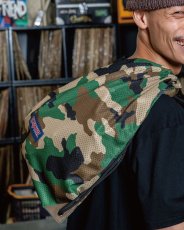 画像8: INTERBREED Digsport Gym Sack Woodland Camo メッシュ ジムサック ナップサック カモフラージュ バッグ (8)