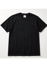 画像5: 【Shellter 沖縄 Tシャツ メンズファッション】 Original EMB Logo S/S Tee Black シェルター 半袖 シャツ 同色刺繍 (5)