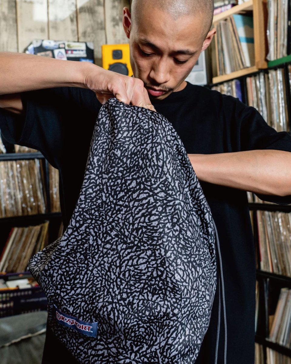 画像9: INTERBREED Digsport Elephant Gym Sack メッシュ ジムサック ナップサック エレファント バッグ (9)