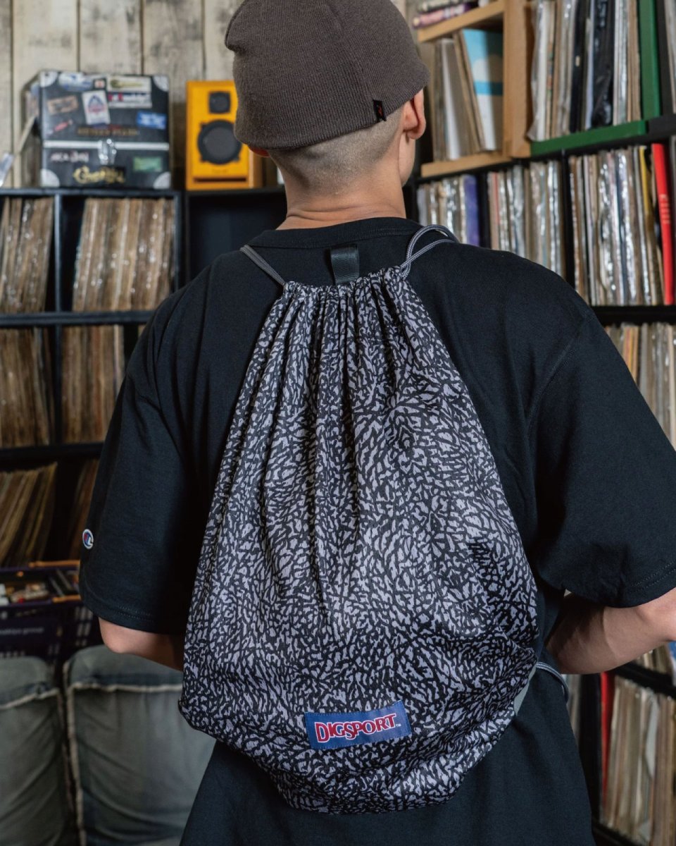 画像6: INTERBREED Digsport Elephant Gym Sack メッシュ ジムサック ナップサック エレファント バッグ (6)