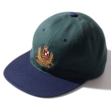 画像1: Acapulco Gold Crest 6 Panel Cap Green クレスト エンブレム ロゴ パネル キャップ (1)