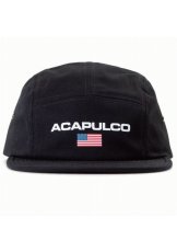 画像1: Acapulco Gold Nine-Two Camp Cap Black  ロゴ キャンプ キャップ (1)