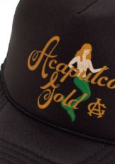 画像3: Acapulco Gold Mermaid Trucker Cap Black アカプルコゴールド マーメイド トラッカーキャップ メッシュキャップ 帽子 (3)