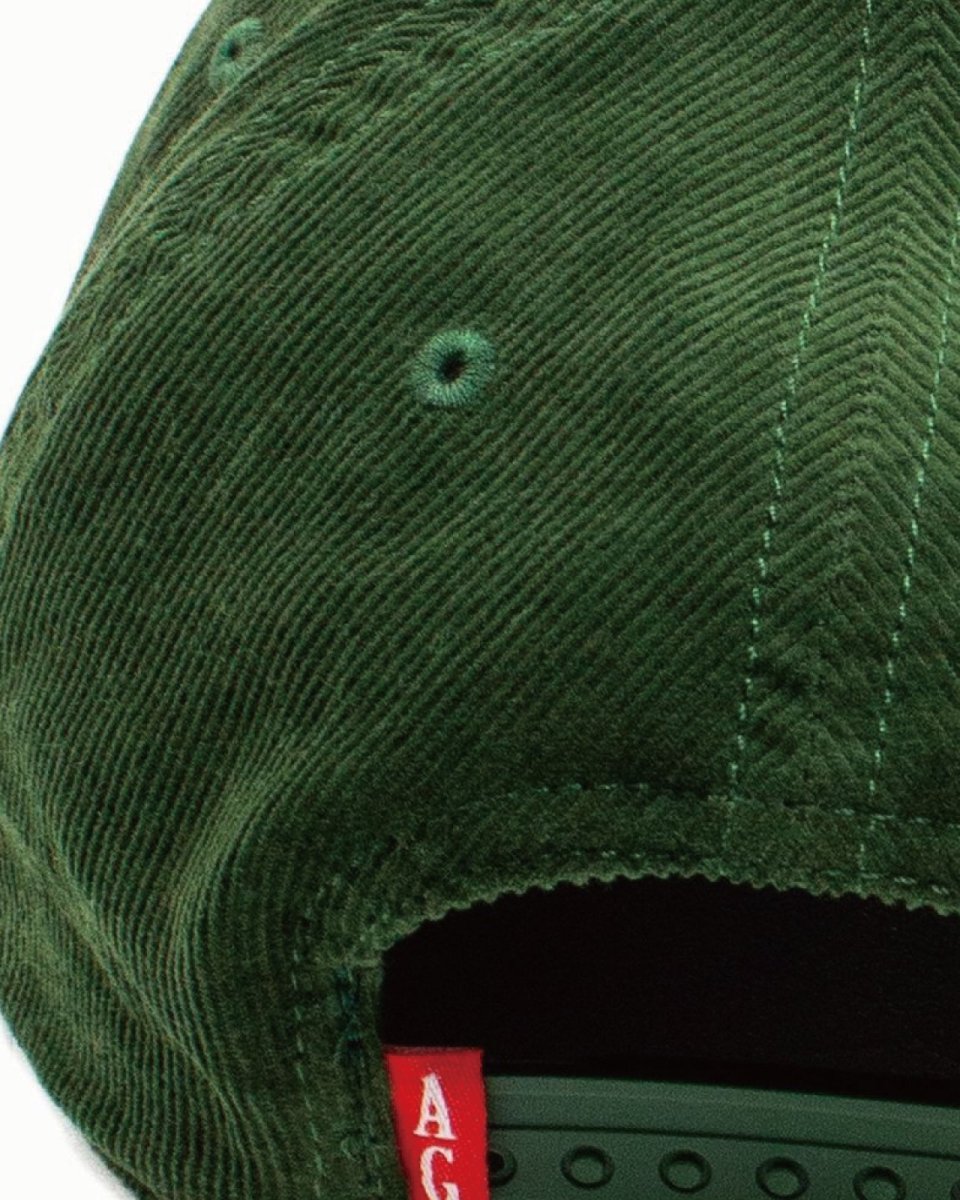 画像4: Acapulco Gold Runners Club Corduroy Boat Cap Green アカプルコゴールド ランナーズクラブ コーデュロイ ボートキャップ 5パネルキャップ 帽子 (4)