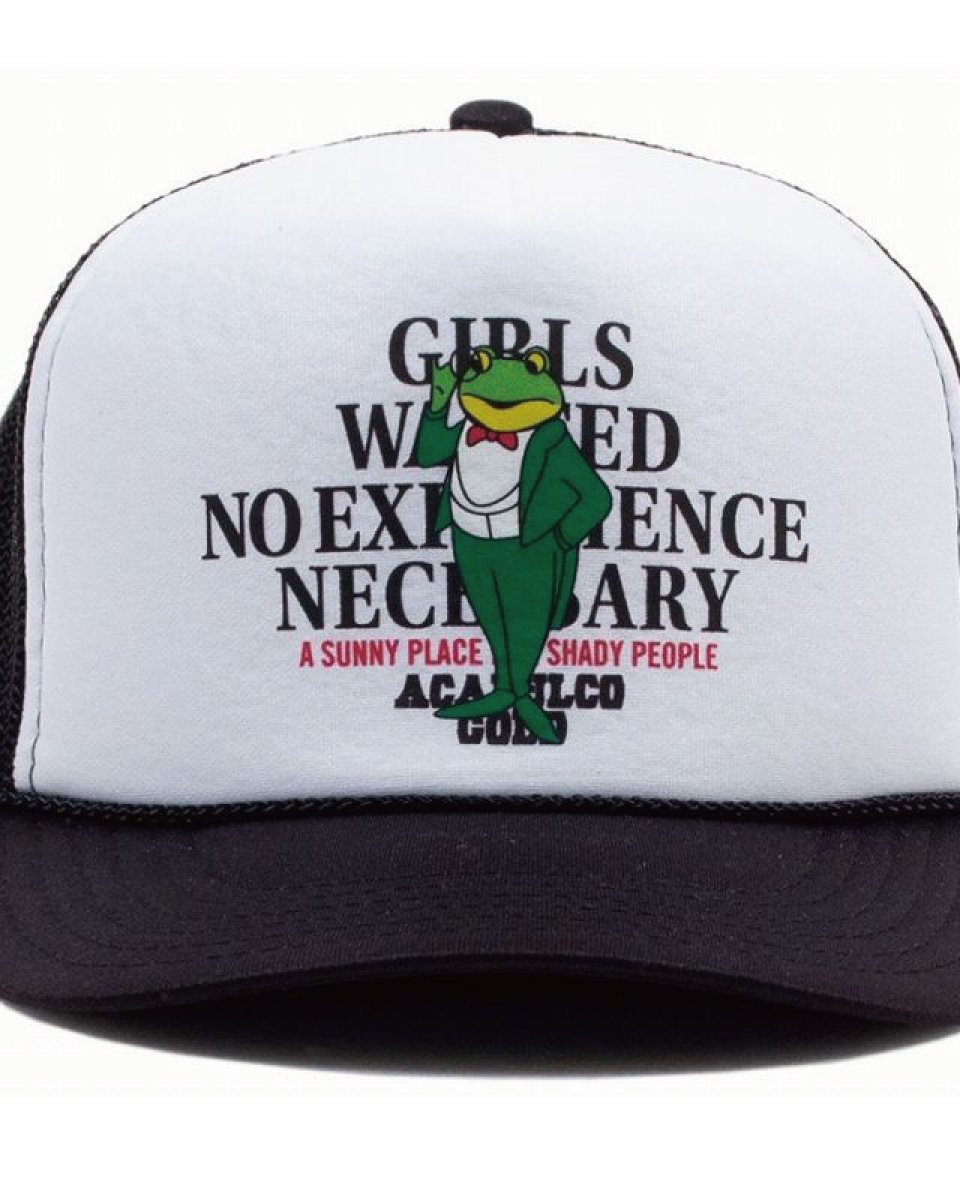画像5: Acapulco Gold Mack-D Trucker Cap Black アカプルコゴールド トラッカー キャップ メッシュキャップ 帽子 (5)