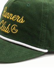 画像3: Acapulco Gold Runners Club Corduroy Boat Cap Green アカプルコゴールド ランナーズクラブ コーデュロイ ボートキャップ 5パネルキャップ 帽子 (3)
