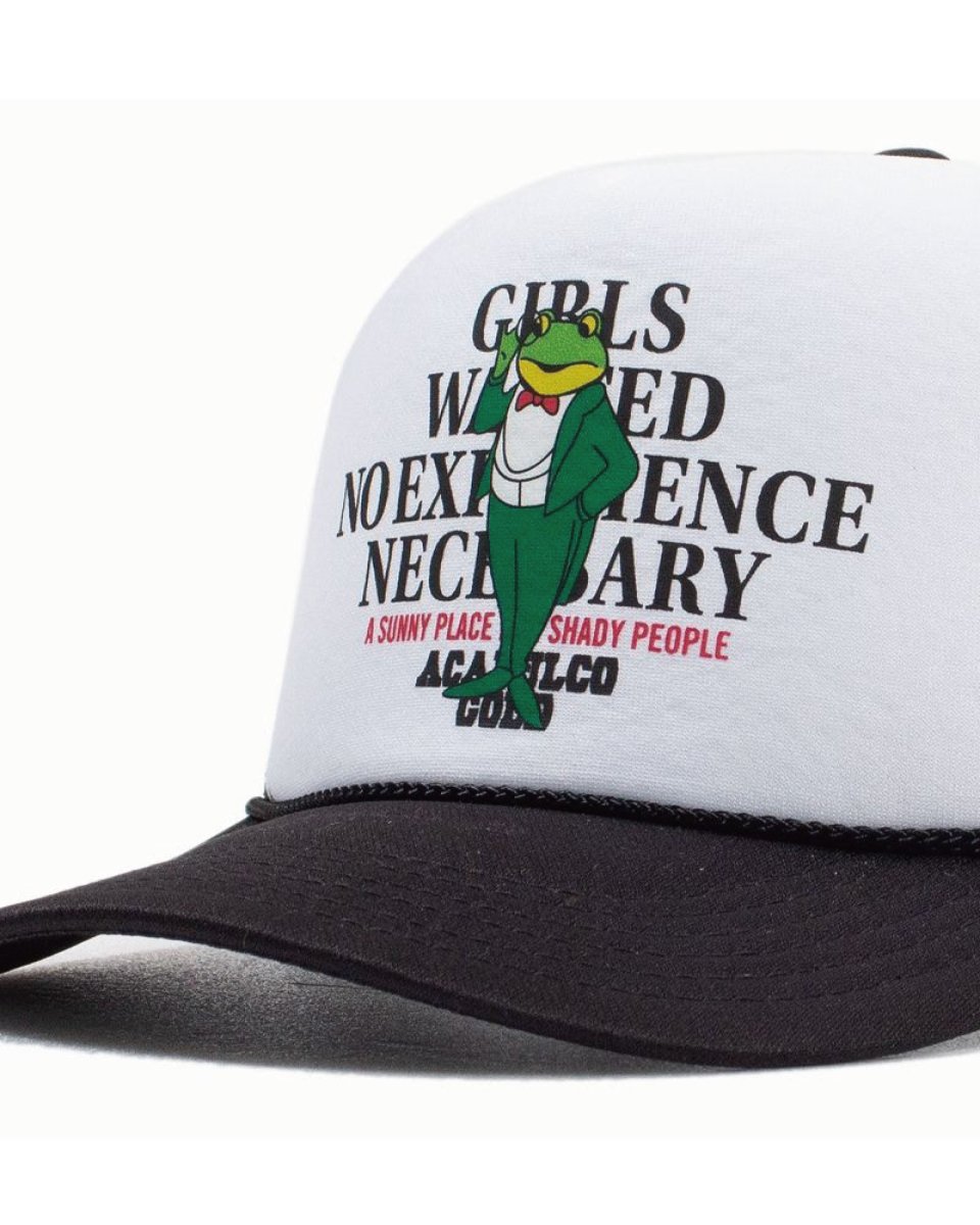 画像3: Acapulco Gold Mack-D Trucker Cap Black アカプルコゴールド トラッカー キャップ メッシュキャップ 帽子 (3)