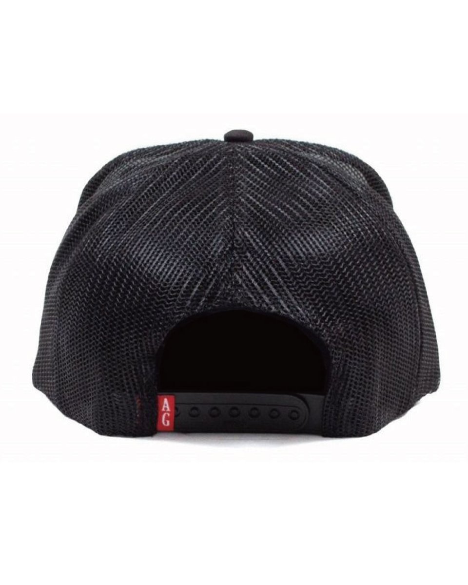 画像2: Acapulco Gold Mack-D Trucker Cap Black アカプルコゴールド トラッカー キャップ メッシュキャップ 帽子 (2)