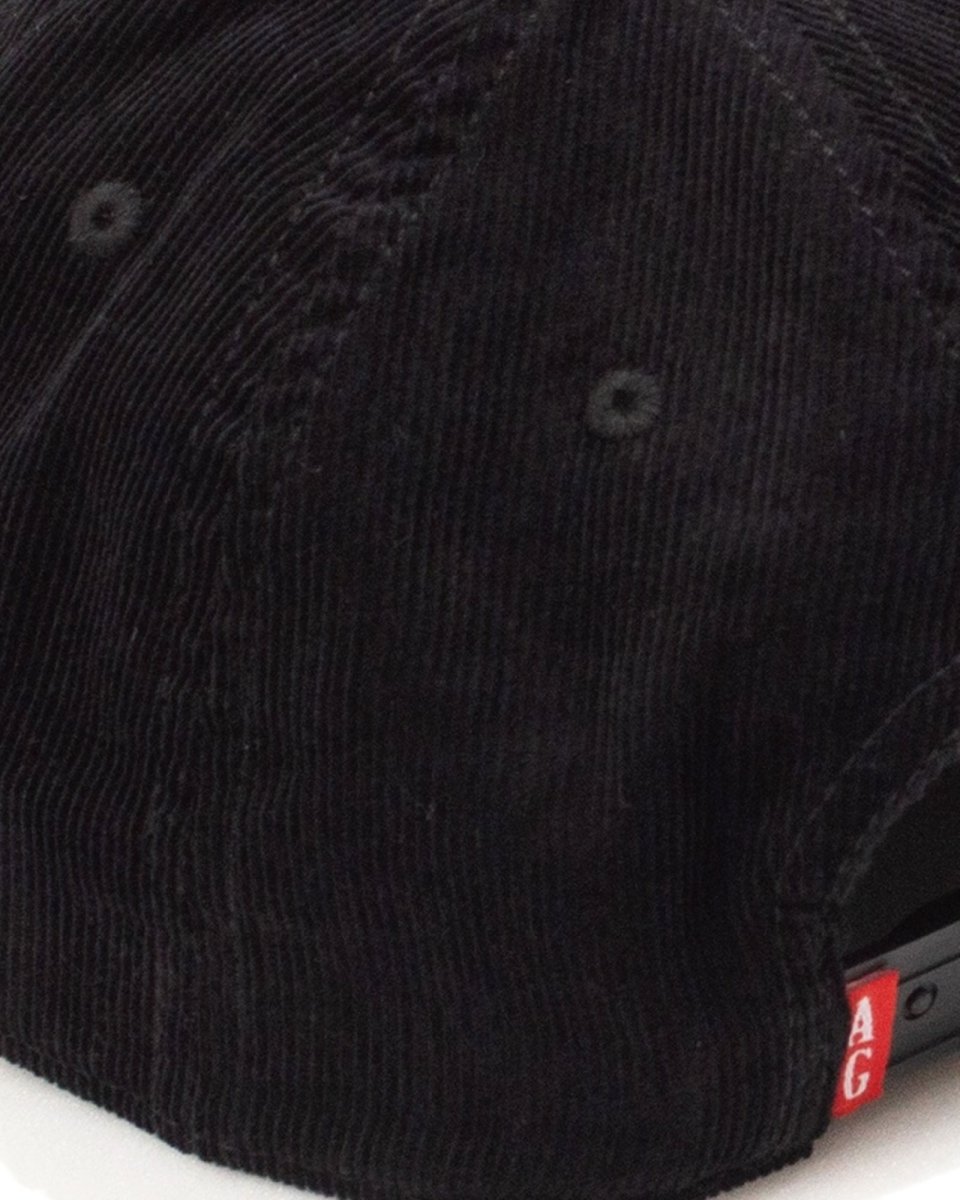 画像4: Acapulco Gold Runners Club Corduroy Boat Cap Black アカプルコゴールド ランナーズクラブ コーデュロイ ボートキャップ 5パネルキャップ 帽子 (4)