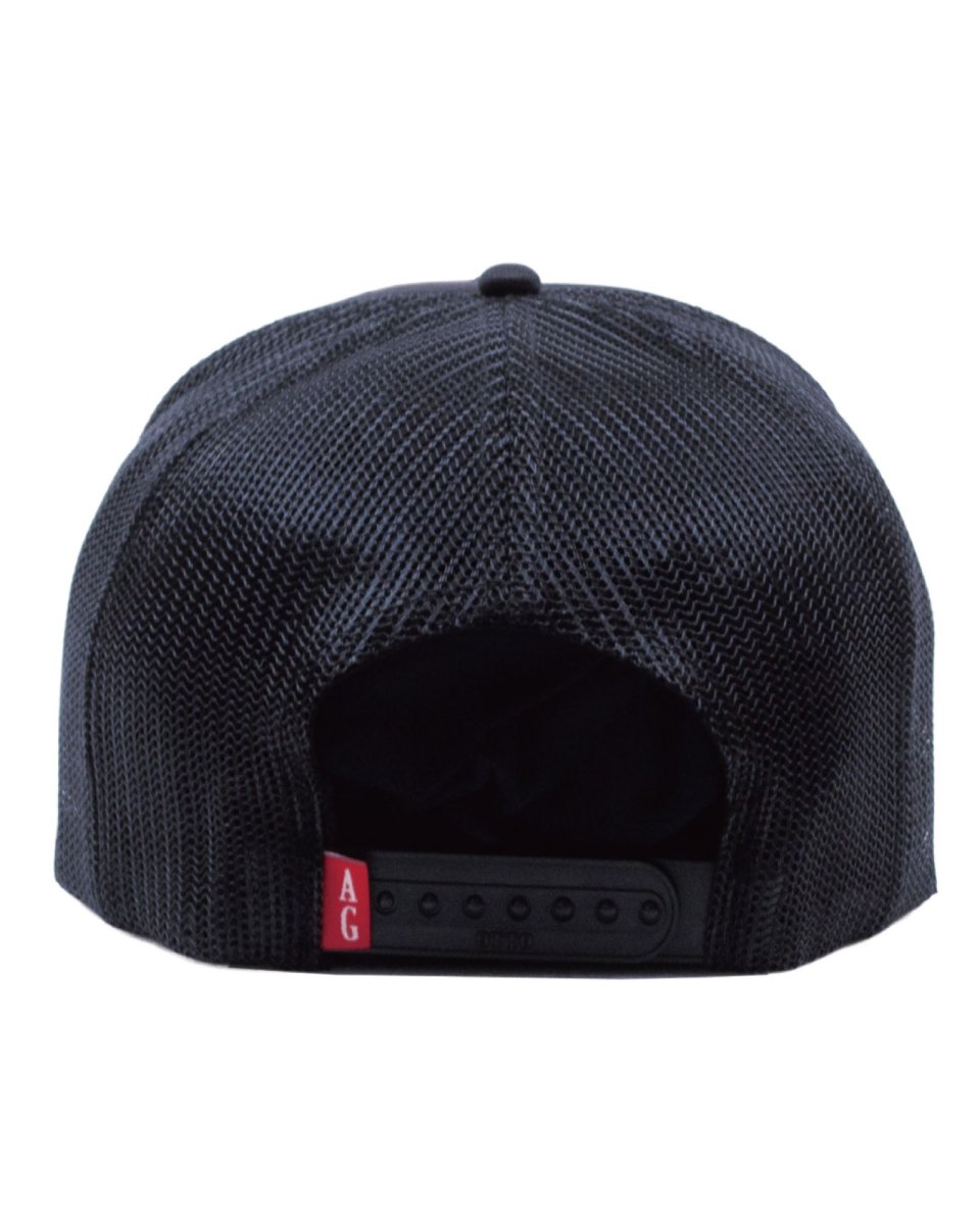 画像2: Acapulco Gold Lit Up Trucker Cap Navy/White アカプルコゴールド メッシュキャップ トラッカーキャップ ハイクラウン 帽子 (2)