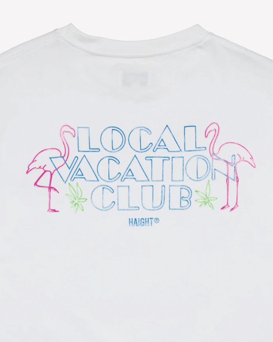 画像6: Haight LVC NEON LIGHT Tee White ヘイト ネオンライト 半袖 Tシャツ バックプリント 沖縄 ストリートファッション (6)