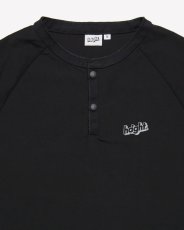 画像3: Haight Relaxing Snap Tee Black ヘイト リラクシング スナップ Tシャツ ヘンリーネック リップストップ 半袖 沖縄 ストリートファッション (3)
