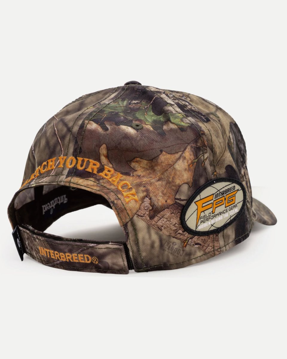 画像4: INTERBREED Mossy Oak Field Cap Real Tree インターブリード モッシーオーク リアルツリー カモフラージュ 6パネルキャップ 帽子 (4)