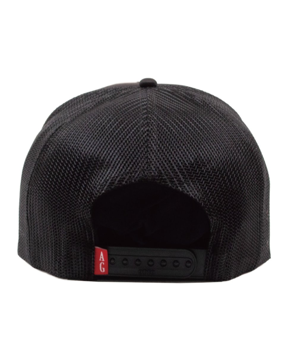 画像2: Acapulco Gold Lit Up Trucker Cap Black アカプルコゴールド メッシュキャップ トラッカーキャップ ハイクラウン 帽子 (2)