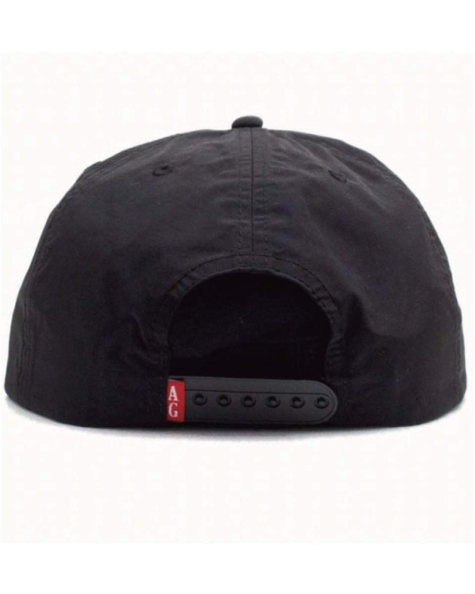 画像2: Acapulco Gold Unlucky 5 Panel Snapback Black アカプルコゴールド アンラッキー 5パネル スナップバック ナイロンキャップ 帽子 (2)