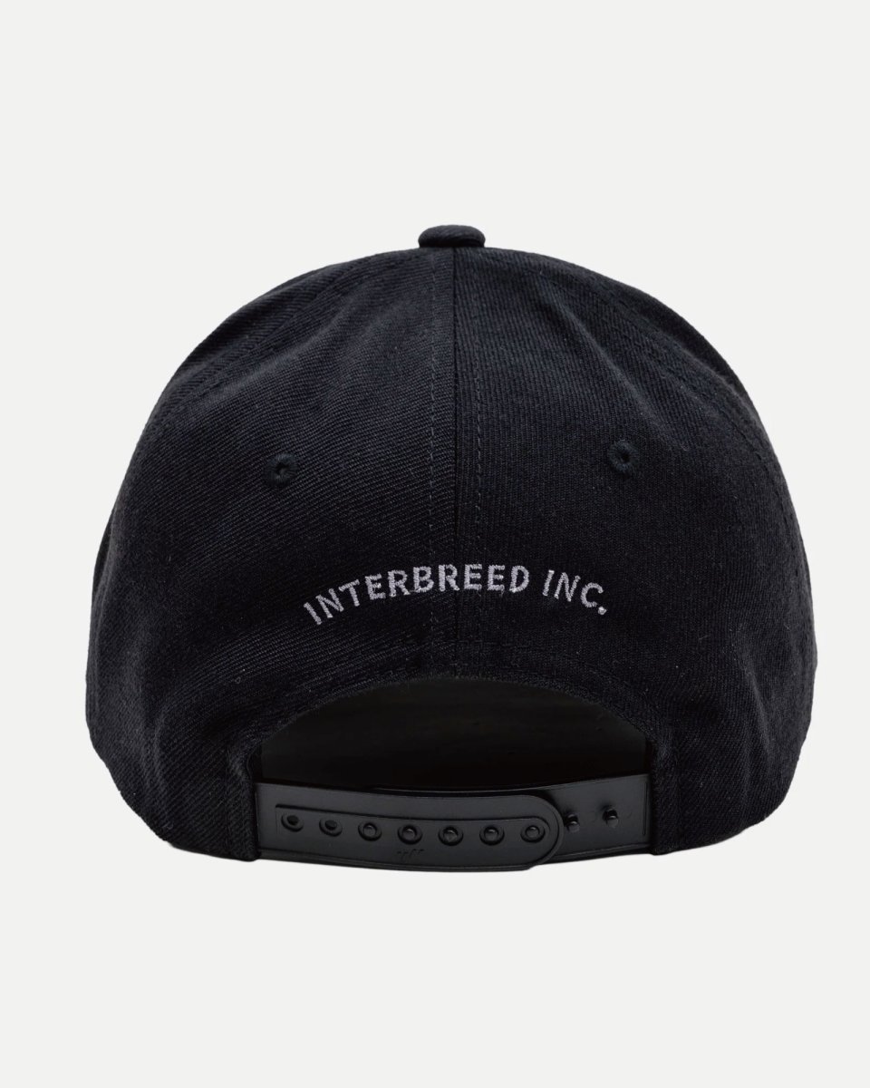 画像5: INTERBREED Company Snapback Black インターブリード スナップバック キャップ サンプリング 帽子 沖縄 ストリートファッション (5)
