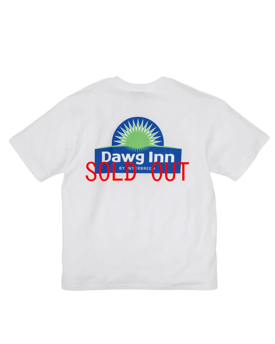 画像4: INTERBREED Suite Room SS Tee White インターブリード スナップ 半袖 Tシャツ バックプリント 蛍光 サンプリング 沖縄 ストリートファッション (4)