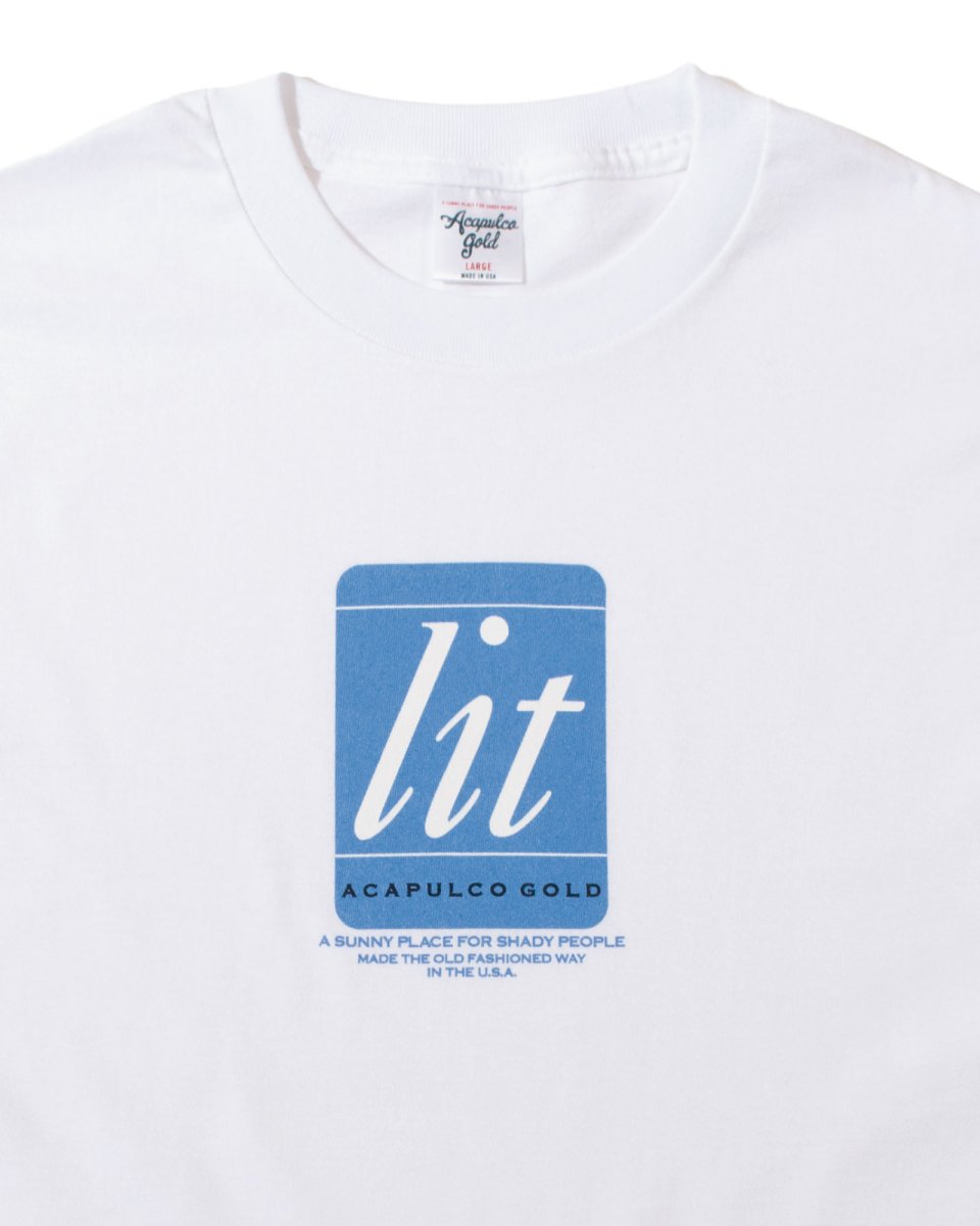 画像5: Acapulco Gold LIT UP S/S Tee White アカプルコゴールド ライトアップ 半袖 Tシャツ タバコ 沖縄 ストリートファッション (5)