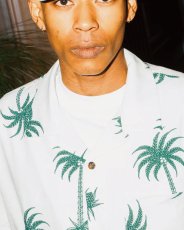 画像5: Haight LVC Loud Tree Rayon Shirt White ヘイト レーヨンシャツ 半袖 総柄 ボタニカル柄 アロハシャツ 沖縄 ストリートファッション (5)