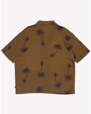 画像3: Haight LVC Loud Tree Rayon Shirt Brown ヘイト レーヨンシャツ 半袖 総柄 ボタニカル柄 アロハシャツ 沖縄 ストリートファッション (3)