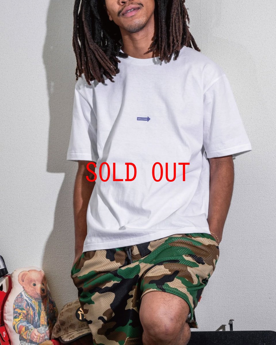 画像9: INTERBREED Suite Room SS Tee White インターブリード スナップ 半袖 Tシャツ バックプリント 蛍光 サンプリング 沖縄 ストリートファッション (9)
