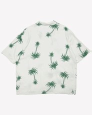 画像3: Haight LVC Loud Tree Rayon Shirt White ヘイト レーヨンシャツ 半袖 総柄 ボタニカル柄 アロハシャツ 沖縄 ストリートファッション (3)