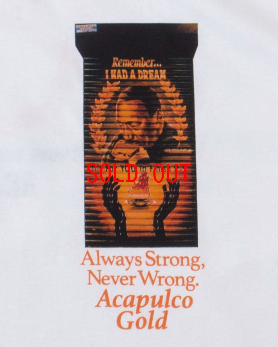 画像6: Acapulco Gold MLK S/S Tee White アカプルコゴールド キング牧師 半袖 Tシャツ グラフィック 沖縄 ストリートファッション (6)
