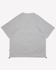 画像3: Haight Relaxing Snap Tee Grey ヘイト リラクシング スナップ Tシャツ ヘンリーネック リップストップ 半袖 沖縄 ストリートファッション (3)