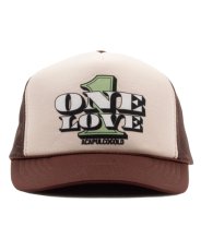 画像2: Acapulco Gold ONE LOVE Trucker Cap アカプルコゴールド ワンラブ メッシュキャップ トラッカーキャップ 帽子 (2)