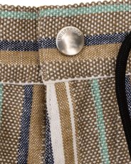 画像6: INTERBREED Multi Striped Summer Shorts Natural インターブリード マルチ ストライプ サマー ショーツ ショートパンツ ハーフパンツ コットン リゾート 沖縄 ストリートファッション (6)