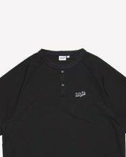 画像7: Haight Relaxing Snap Tee Black ヘイト リラクシング スナップ Tシャツ ヘンリーネック リップストップ 半袖 沖縄 ストリートファッション (7)