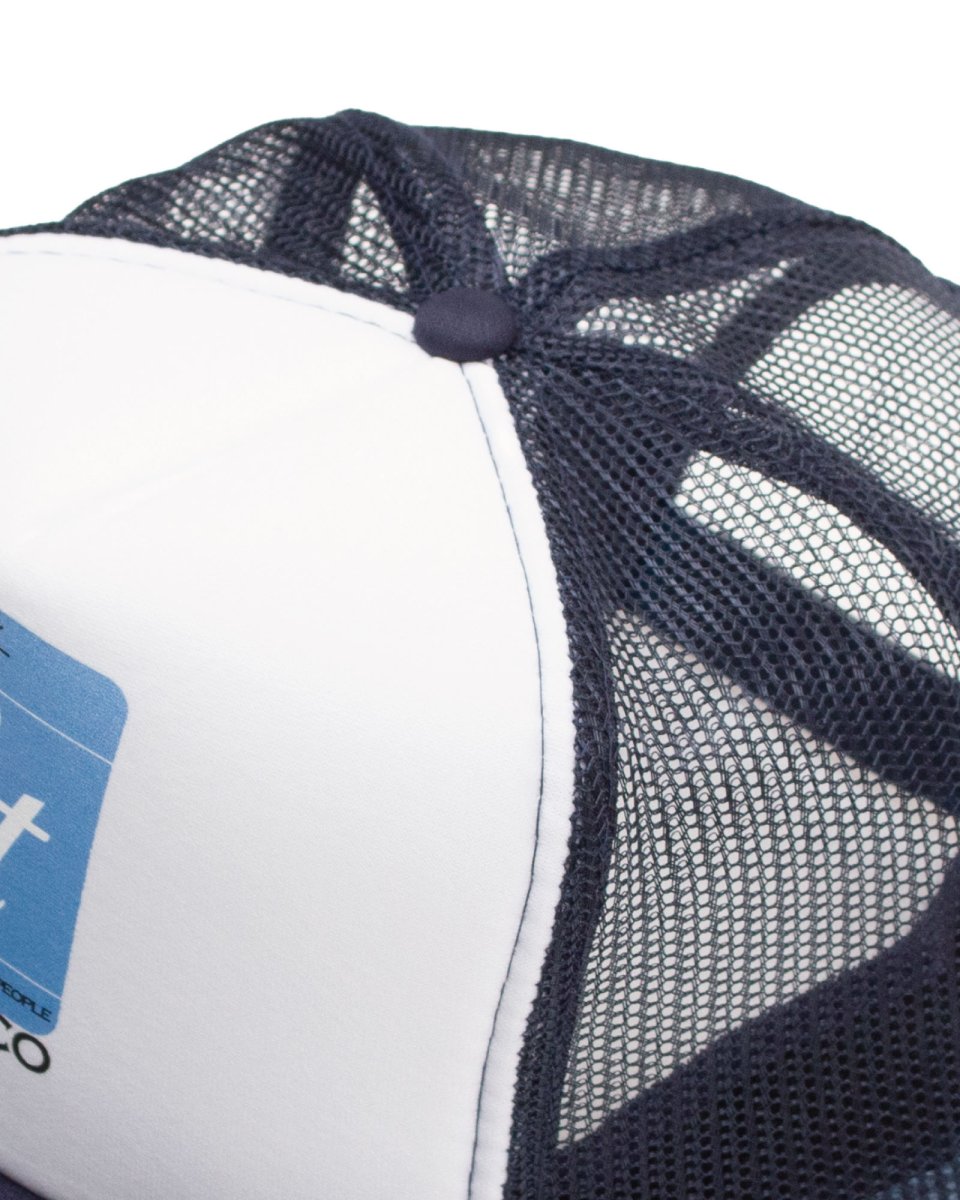 画像4: Acapulco Gold Lit Up Trucker Cap Navy/White アカプルコゴールド メッシュキャップ トラッカーキャップ ハイクラウン 帽子 (4)