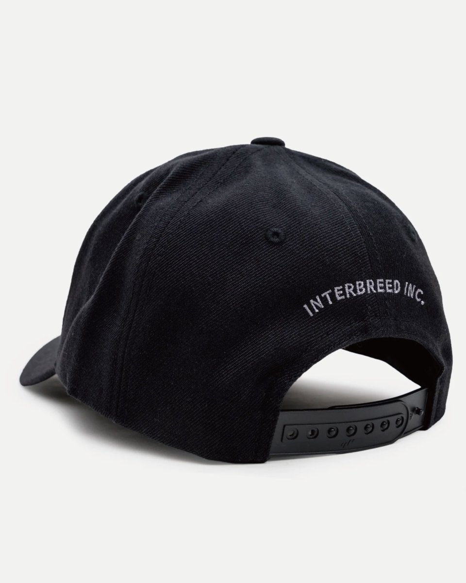 画像3: INTERBREED Company Snapback Black インターブリード スナップバック キャップ サンプリング 帽子 沖縄 ストリートファッション (3)