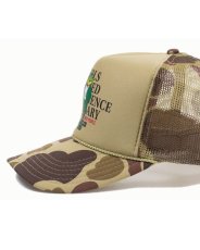 画像3: Acapulco Gold Mack-D Trucker Cap Camo アカプルコゴールド トラッカーキャップ メッシュキャップ ハイクラウン 帽子 (3)