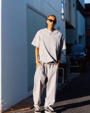 画像6: Haight Relaxing Snap Tee Grey ヘイト リラクシング スナップ Tシャツ ヘンリーネック リップストップ 半袖 沖縄 ストリートファッション (6)