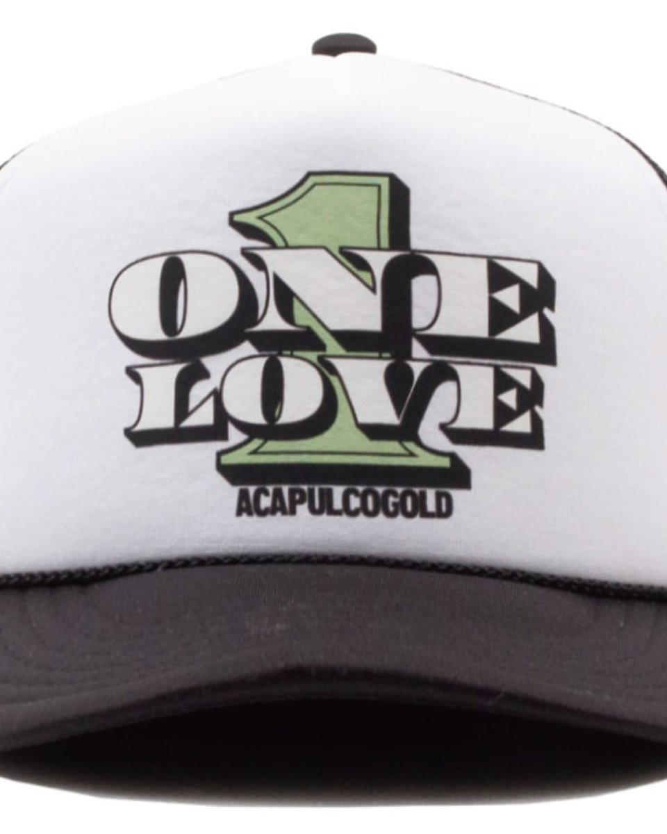 画像12: Acapulco Gold ONE LOVE Trucker Cap アカプルコゴールド ワンラブ メッシュキャップ トラッカーキャップ 帽子 (12)
