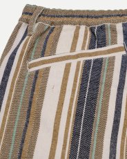 画像10: INTERBREED Multi Striped Summer Shorts Natural インターブリード マルチ ストライプ サマー ショーツ ショートパンツ ハーフパンツ コットン リゾート 沖縄 ストリートファッション (10)